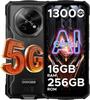 Doogee Смартфон Fire7 5G 16 ГБ + 256 ГБ Дисплей 6,6" 64 МП 13000 мАч Android 15
