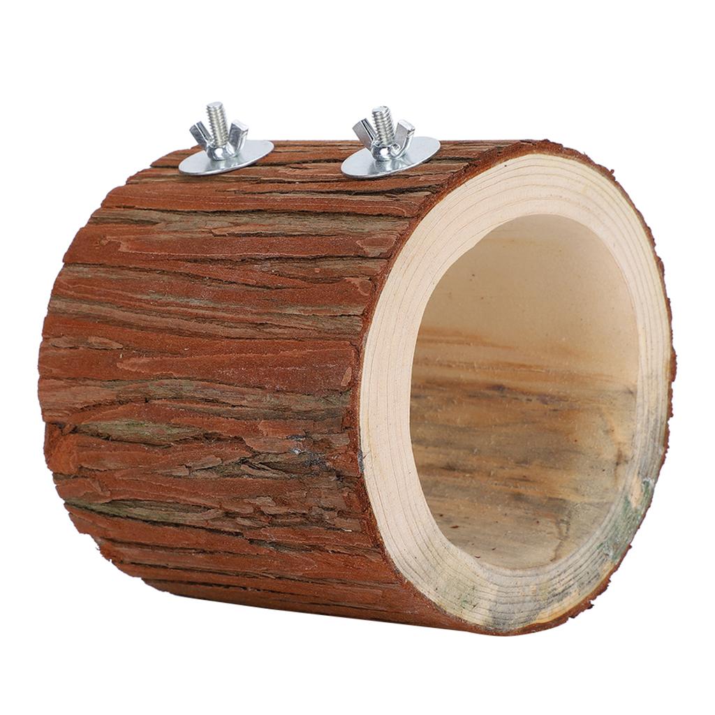 Bird Tree Hole Nest Small Pet Natural Wooden Toy Hideaway for Hamster Squirrel Parrot