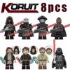 8pcs Star Wars Series Figure Assembled Mini Building Block Action Figures Toy For Kids Gift
