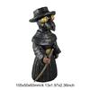 Чумной Доктор Курильница Хеллоуин Украшение Mr. Мини-статуэтка вороны эффективное средство от стресса и беспокойства, украшение для дома