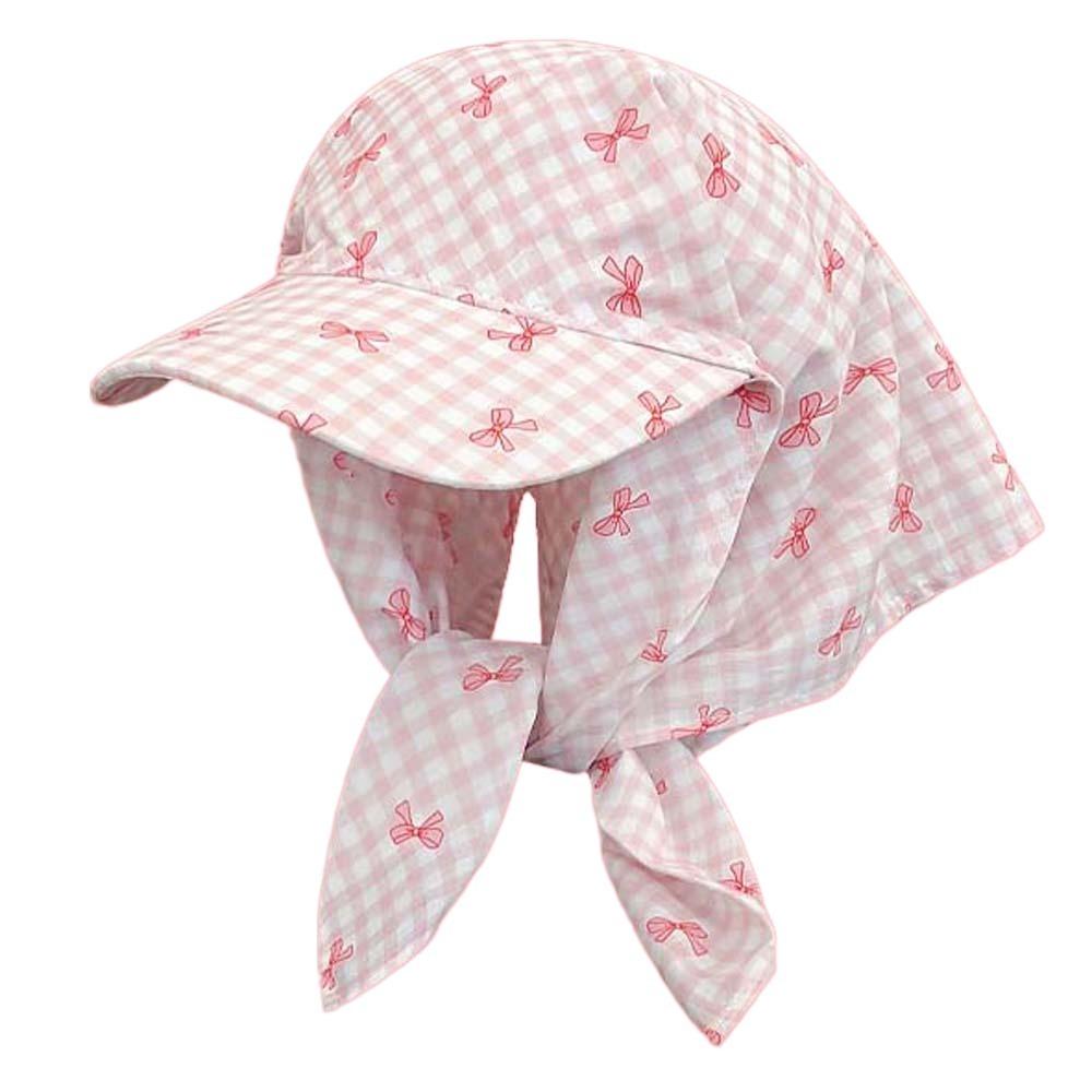 Bow Scarf Peaked Cap Rural Style Strappy Bandana Cap Fashion Headscarf Baseball Hat  Outdoor
