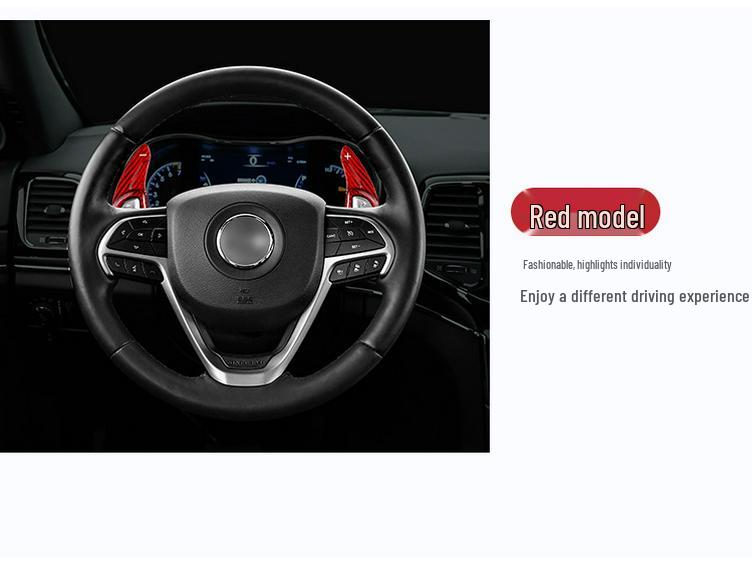 True Carbon Fiber Steering Wheel Paddles for Jeep Grand Cherokee Dodge (Pre-2019)