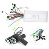 36V48V 1000W Brushless Controller and 124DX LCD Twist Throttle 2 In 1 for Electric Scooter