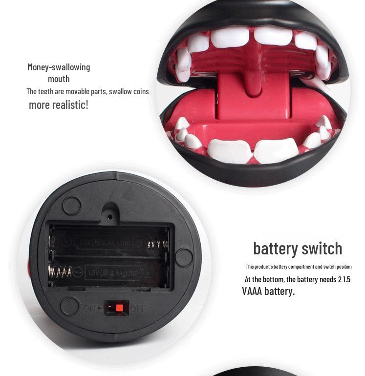 No-Face Man Electric Coin-Eating Piggy Bank