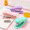 Colorful Macaron Stapler: Compact, Labor-Saving, Hand-Held Stapler for Students and Small Offices