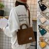 Sagit Women's  Canvas Bag Corduroy Handbag Fashion Casual Shoulder Messenger Bag