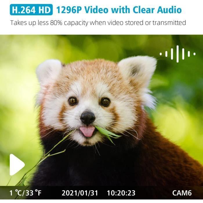 Caméra de chasse - Folgtek - 32 MP - Vision nocturne - Wi-Fi - Étanche IP66