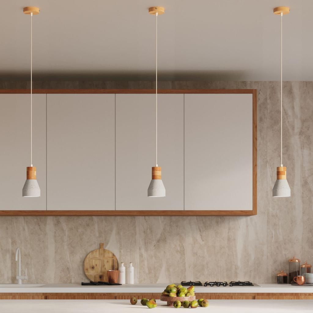 Qubic pendant lamp, gray