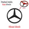 CRX1 52mm 57mm Pins Sticker Car Steering Wheel Emblem Badge For Mercedes Benz C E S Class CLA CLS W212 W205 W204 Styling Accessories