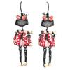 [Q5817] - Designer Sleepers 'Lilipoupettes' (articulated Doll) Red Black - 45x18 Mm