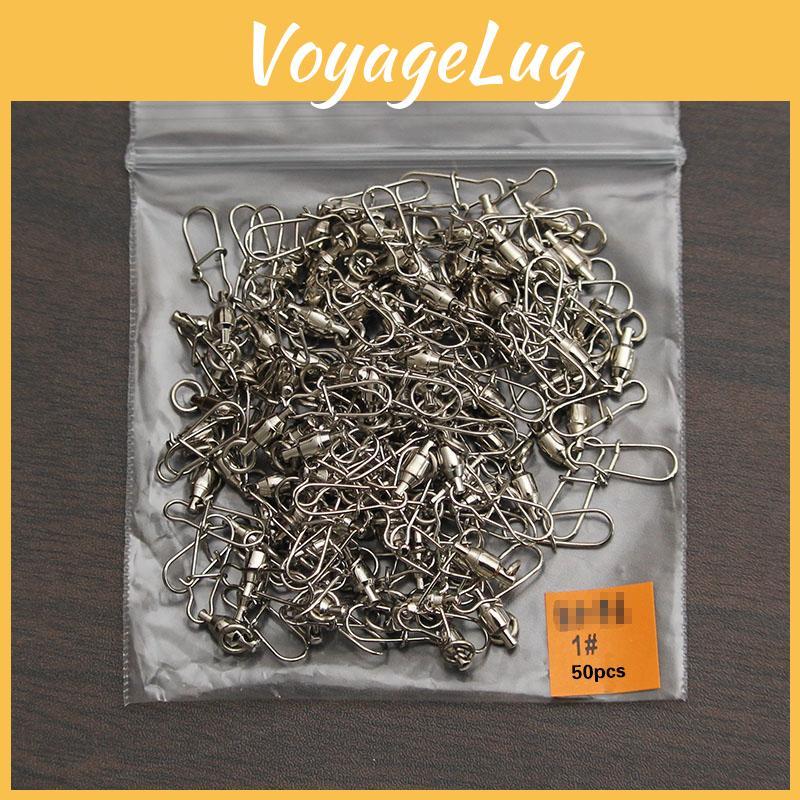 Премиальный рыболовный вертлюг с шарикоподшипником из нержавеющей стали с надежной застежкой-карабином, набор