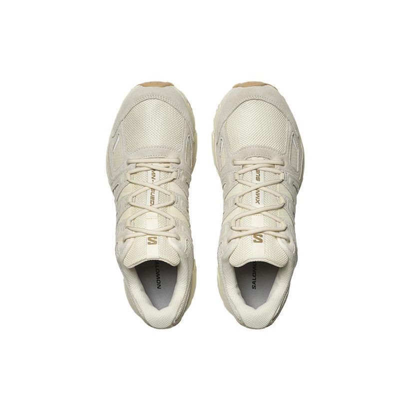 SALOMON X-Mission 4 Xmn-4 Замшевые Удобные Универсальные Низкие Функциональные Ботинки для Активного Отдыха Унисекс Земляной Серый 475092