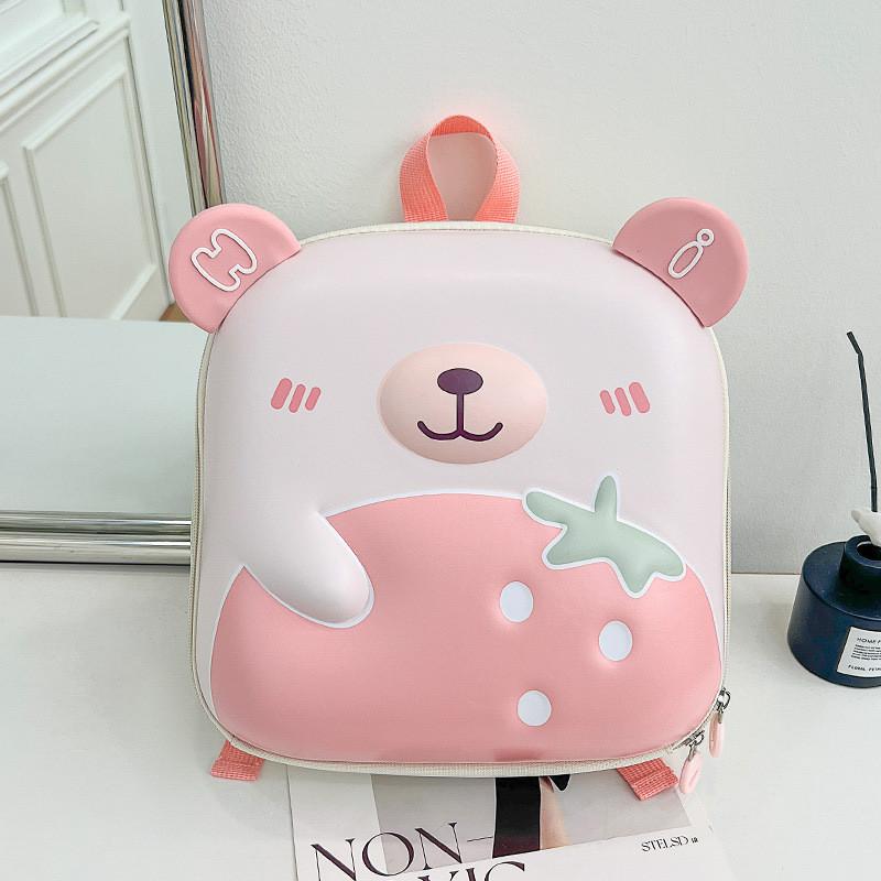 Рюкзак Медведь Маленький Большой Вместимости Материал ЭВА Подходит Для Детей Для Ежедневного Использования