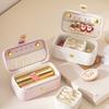 Jewelry Box Mini Portable Rings Earrings Necklaces Lipstick Storage Box Jewelry Organizer for Travel Outdoor