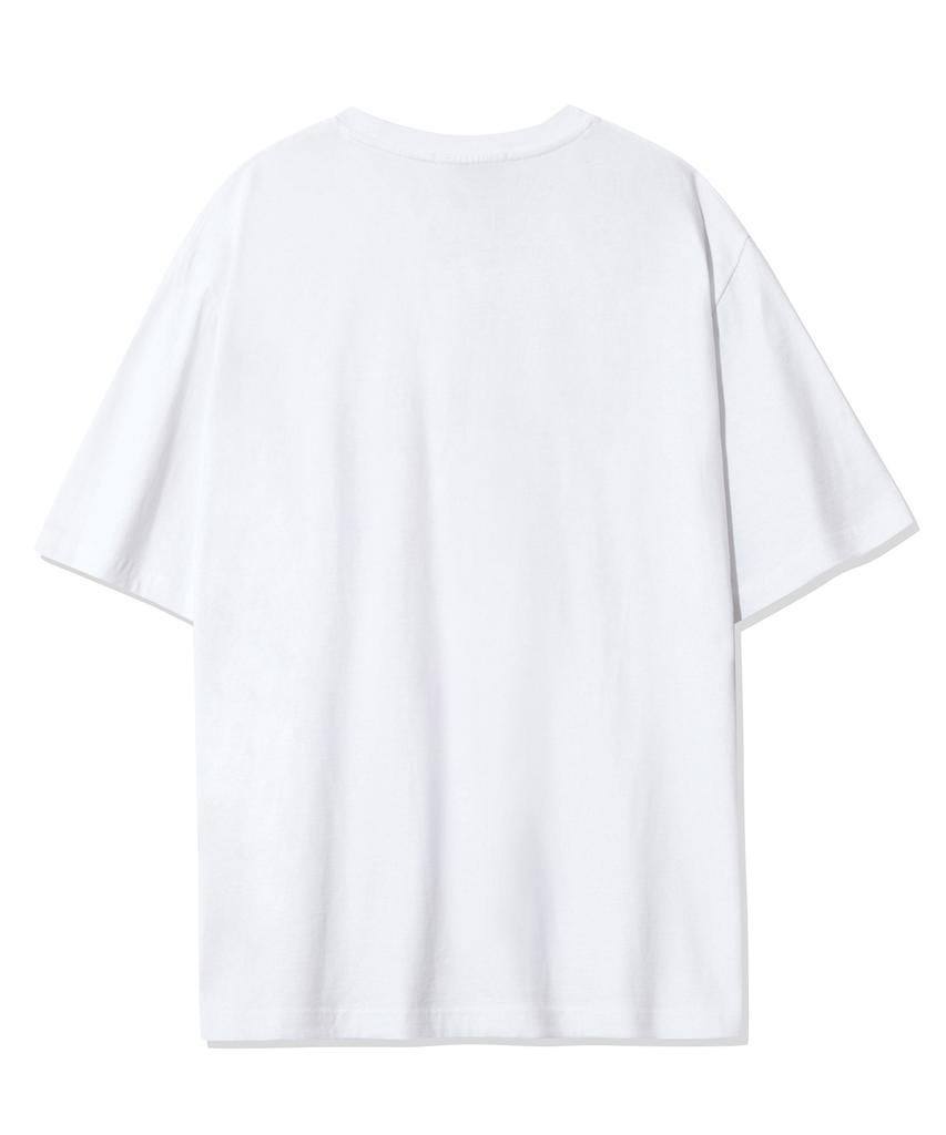 CNVS Betty Boop Heart Bust Oversized Short Sleeve T-Shirt_White