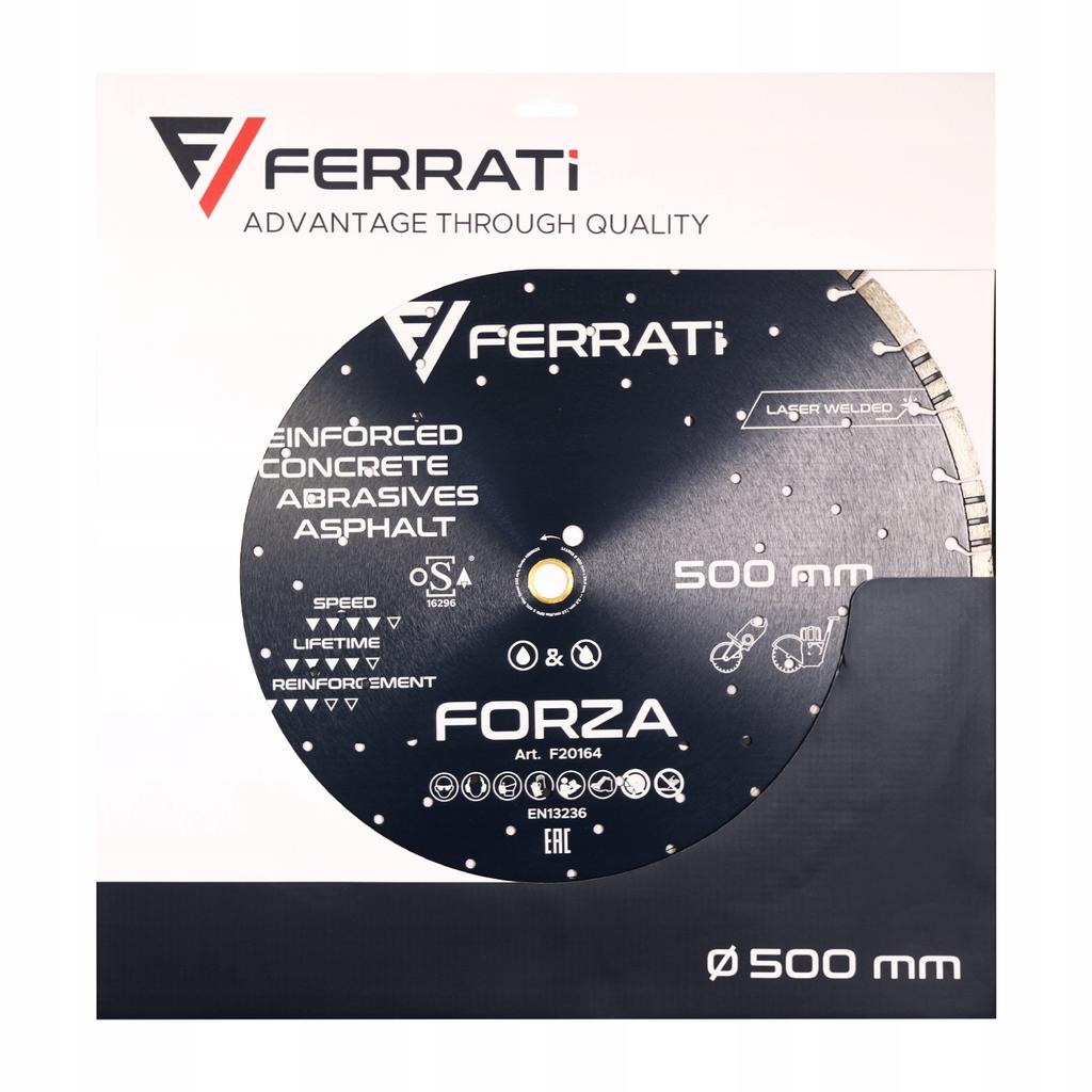 Tarcza diamentowa ferrati forza 500mm