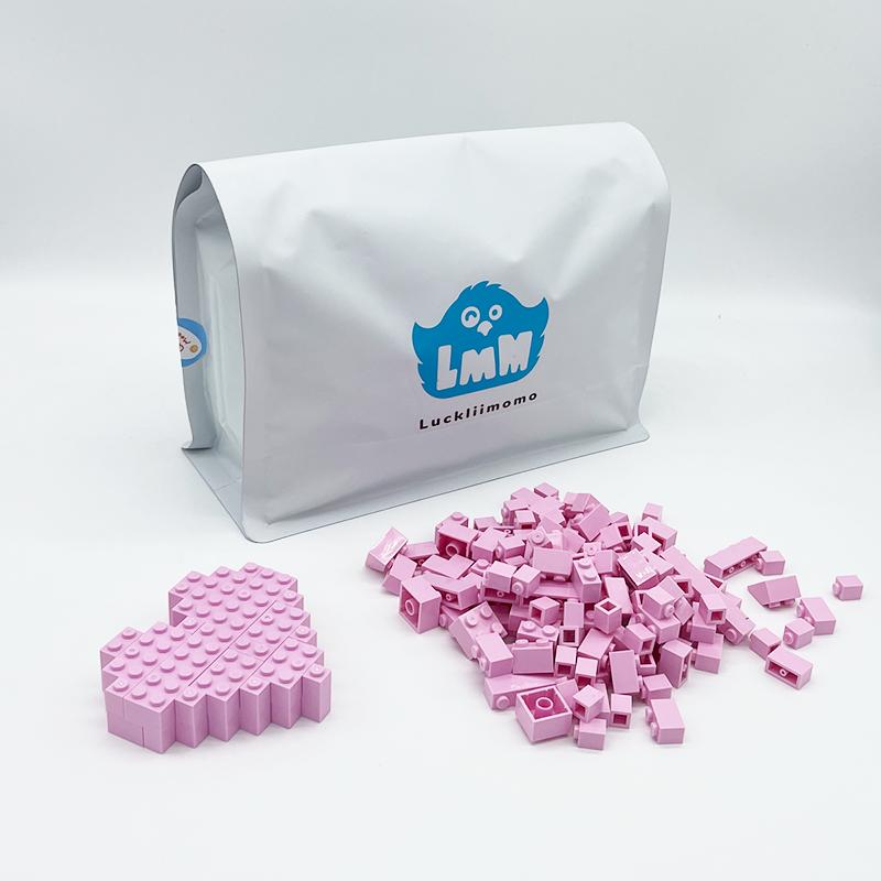 600/1200 Pieces Classic Building Blocks Basic MOC Bulk Building Bricks White Grey DIY Assembled Creative Educational Toys Gift