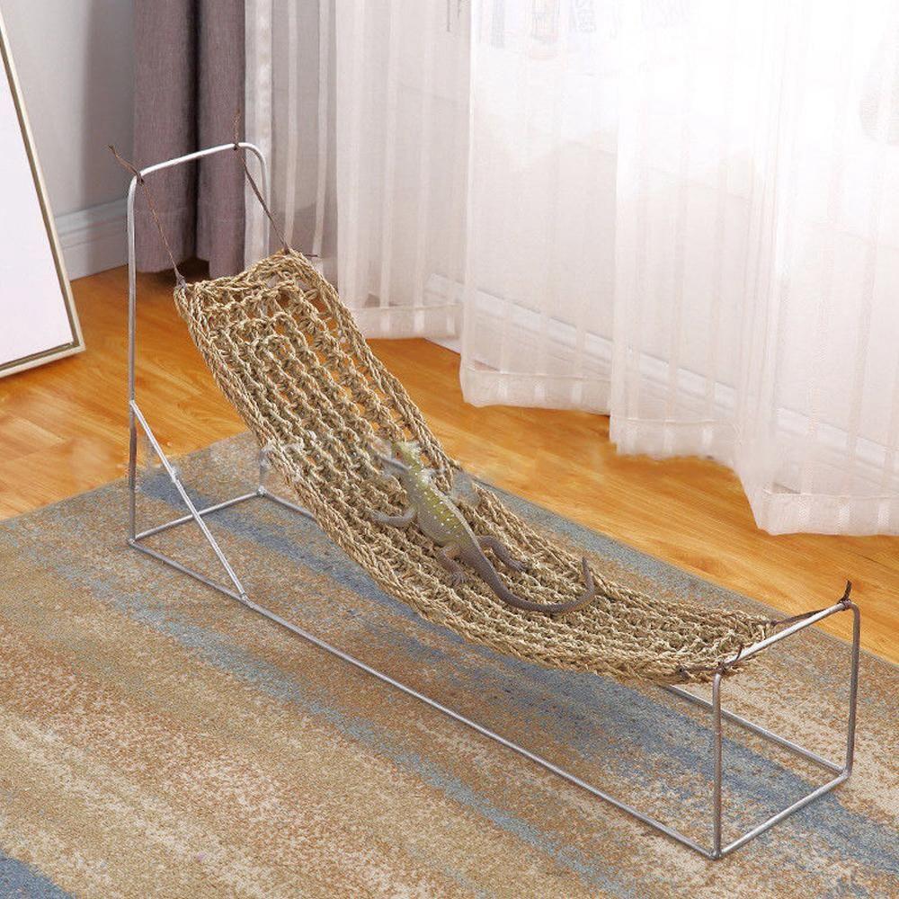 Ручная работа Натуральные спящие гекконы Товары для животных Гамак для рептилий Подвесной коврик для кровати Аксессуары