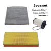 Air Filter Set For LAND ROVER RANGE ROVER IV L405 5.0T 2012- 2013 SUV AC Cabin Engine Air Oil Filter Kit Accessories