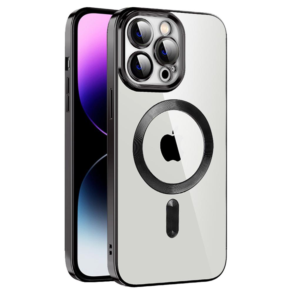 Phone Case For iPhone 14 Pro Max Compatible with MagSafe CD Texture TPU+PC Phone Cover