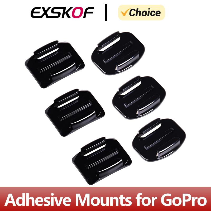 Крепление на шлем, плоские клейкие крепления для GoPro 1211 10 9 8 7 6 5 Insta360 X3 X2 DJI Osmo аксессуары для экшн-камер