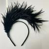 1PC Feather Headband Hair Accessories Performance Jewelry Flapper Headpiece Party Stage Vintage Women
