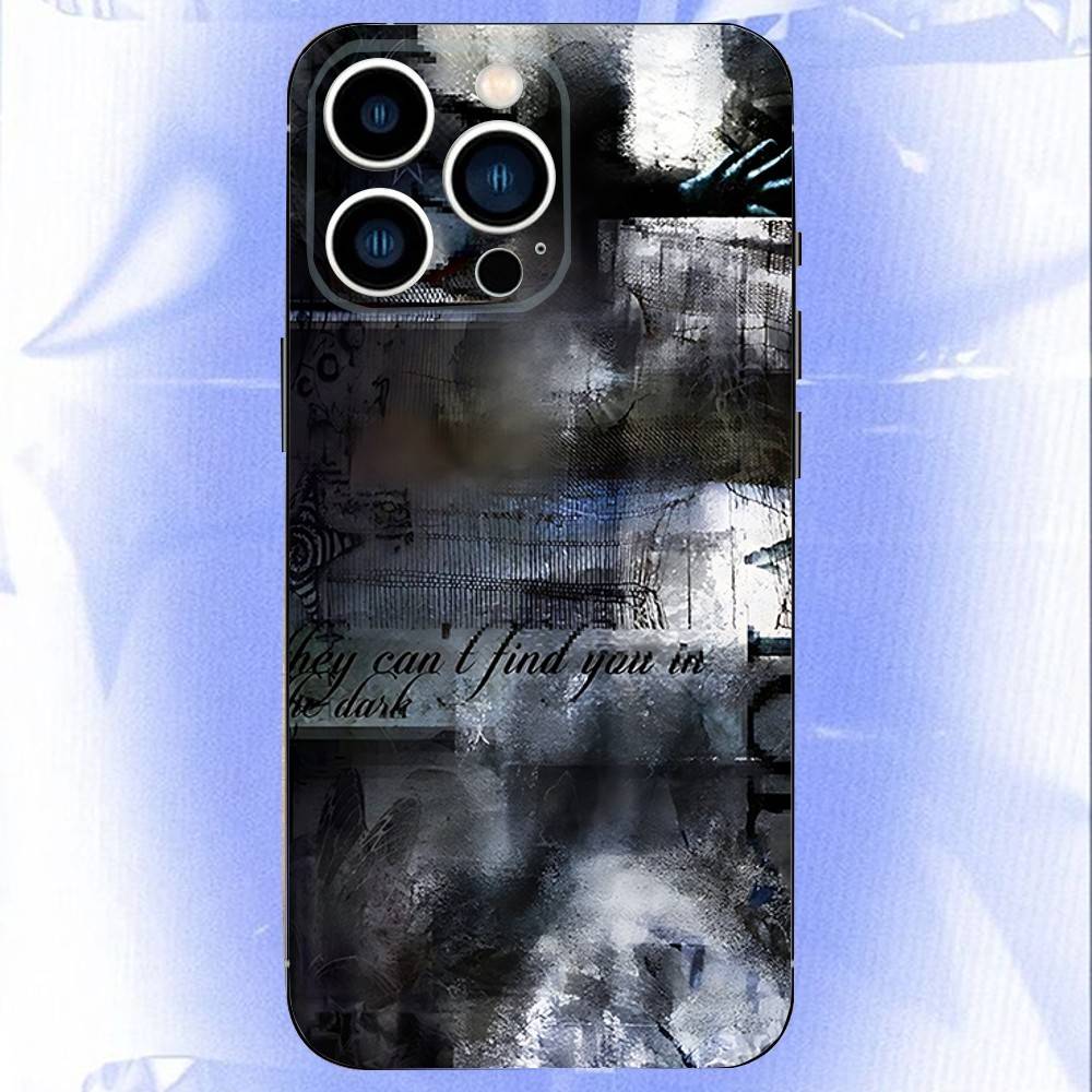Темный Готический Кокетливый Киберсигилизм Для iPhone 12,16,13,14,15,17,11,Pro,Max,Plus,E,Air,Mini ТПУ Мягкий к коже чехол для телефона