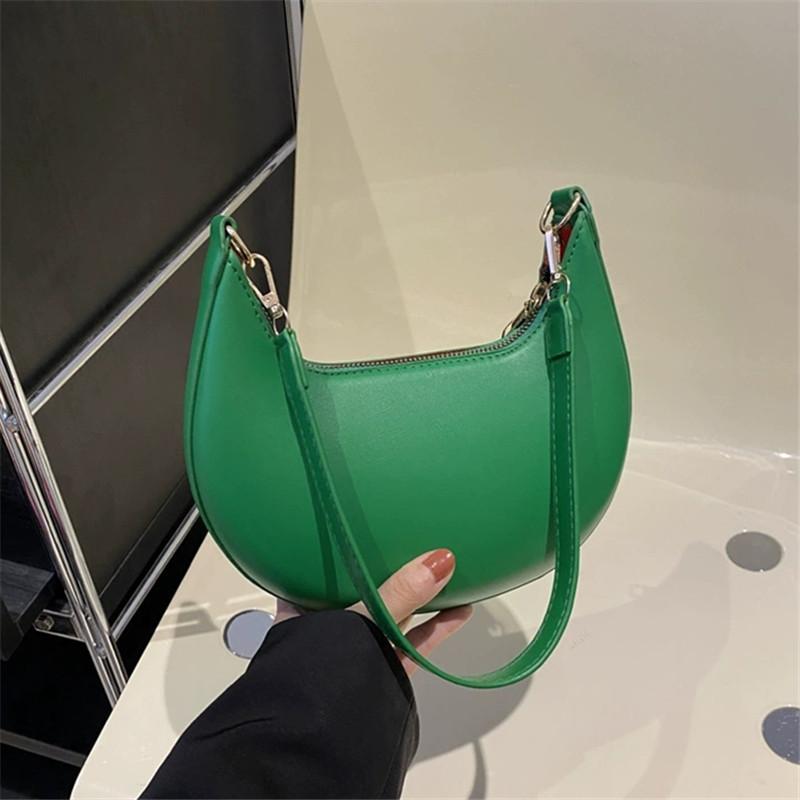 New Fashionable High-End Moon-Shaped Baseball Bag Showing Luxury Women'S Single Shoulder Bag Premium Durable Quality