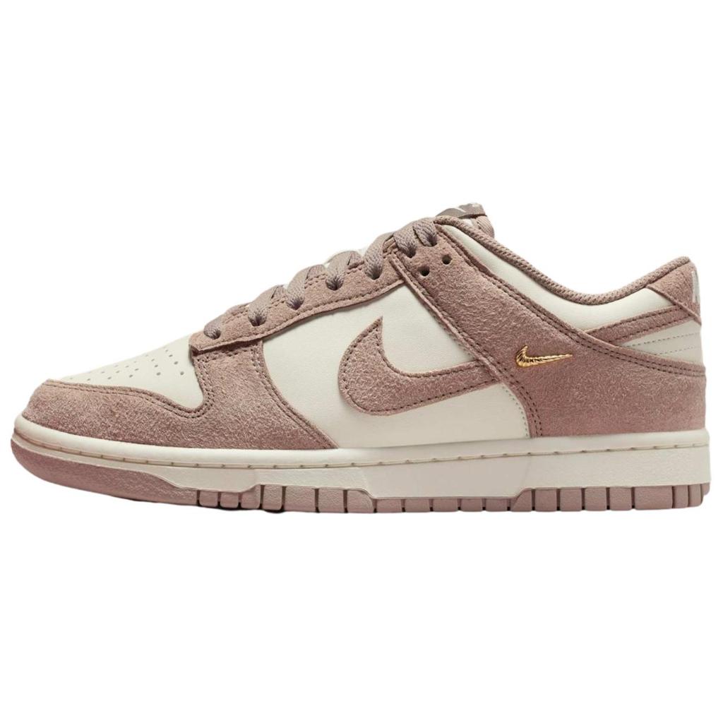 Nike Dunk Low Malt Mini Swoosh Женские кроссовки Коричневый Парусный Металлик-Золотой IB4417-105