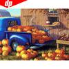 Diamond Embroidery Full Display Scenic 5d Diamond Painting Full Drill Round Pumpkin