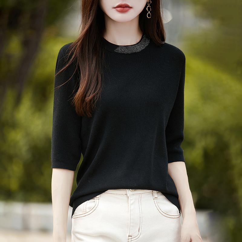 Женский кашемировый жилет Qinghe Cashmere 50% шерсть 50% шелк Женский осенне-зимний кашемировый жилет Мягкий и теплый