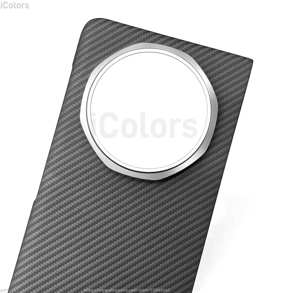 Magnetic MagSafe Case for Honor Magic V5 Kevlar Aramid Carbon Fiber Cover Ultra-Thin Lightweight Slim Armor Protective Cover
