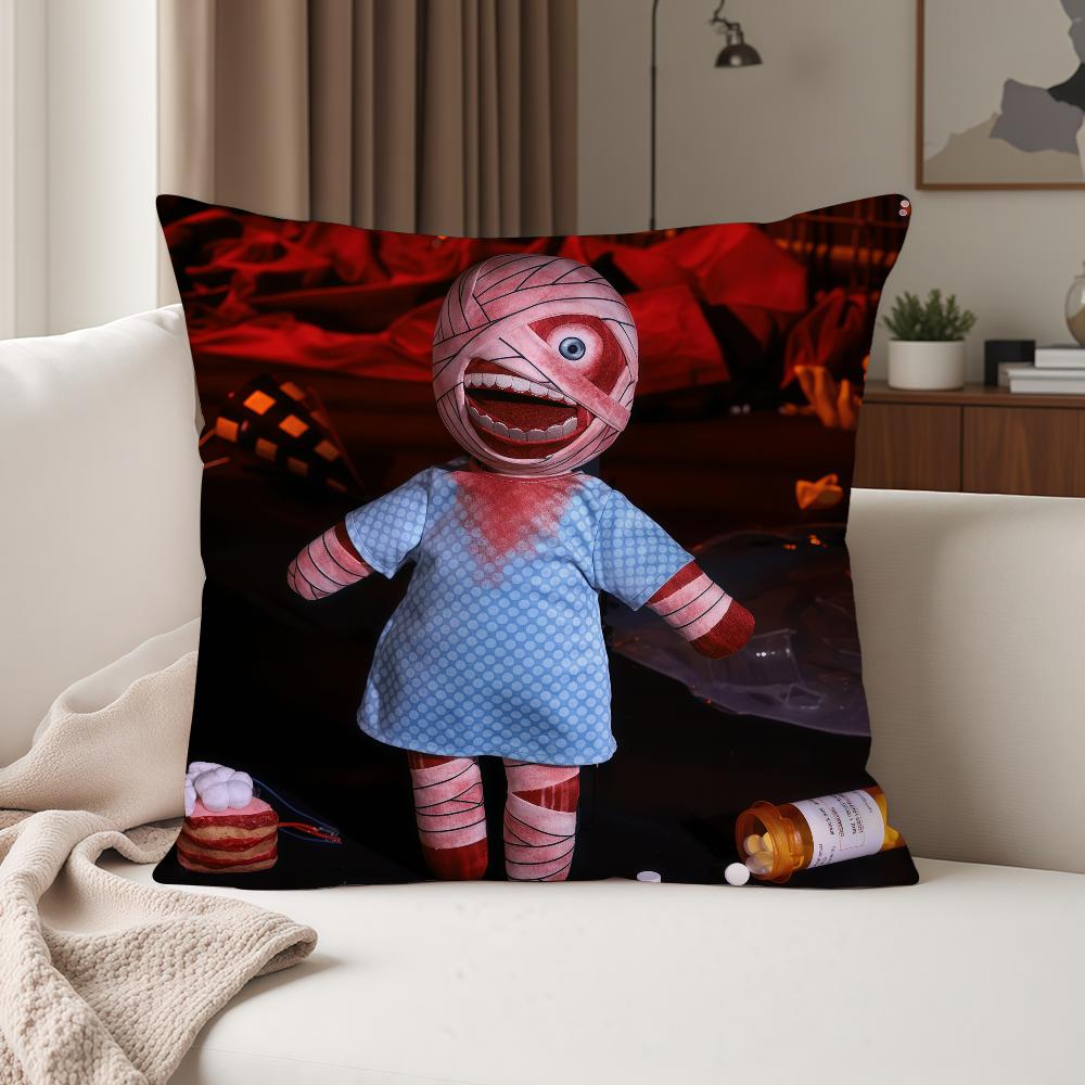 Hot Horror Game Mmouthwashing Pillow Case Suitable For Bedrooms Living Rooms Cars Home Decoration