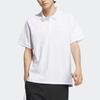 Adidas Wuji Series Premium Polo Shirt With Solid Color Logo, Casual Sports Short Sleeve Men Tops White IA8110
