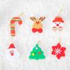 Christmas Tree Decoration Accessories, Christmas Decorations Felt Cloth Snowman Old Man Pendant Tree Top Star Pentagram