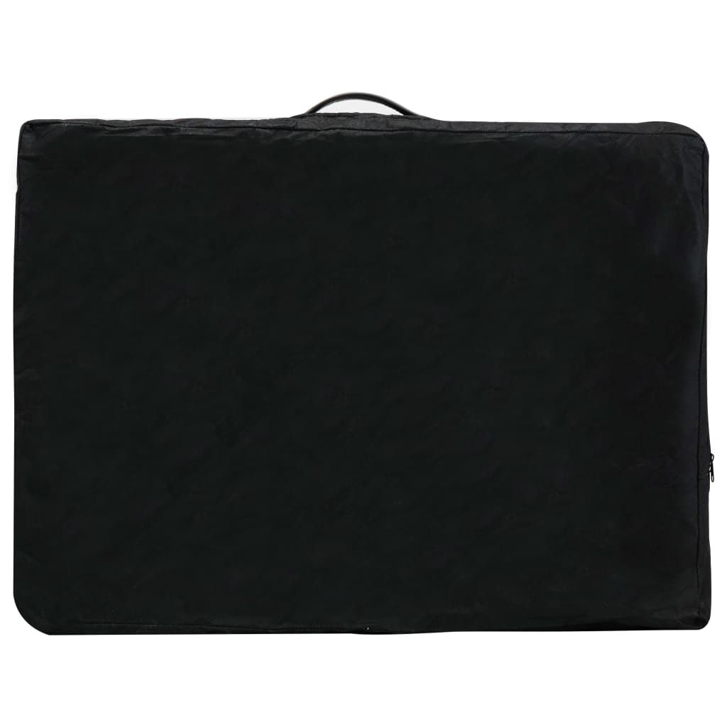 3 Zone Massage Table with Aluminum Frame Anthracite 186*68 cm