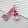 Acrylic Dolphin Bag Pendants Decoration Woven Rope Pendant Luxury Whale Keychain  Toys