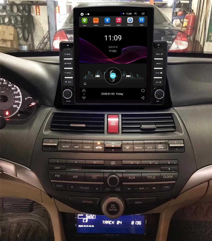 9.7" 1+16G Android 9.1 Стереомагнитола GPS-Навигация DAB OBD Для Honda Accord 2008-2012