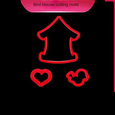 2/4/6SETS Форма для птичьего домика Кухонные принадлежности Украшения для торта Товары для вечеринок Инструменты для выпечки Принадлежности для кухонного бара Форма Простая в использовании Форма своими руками