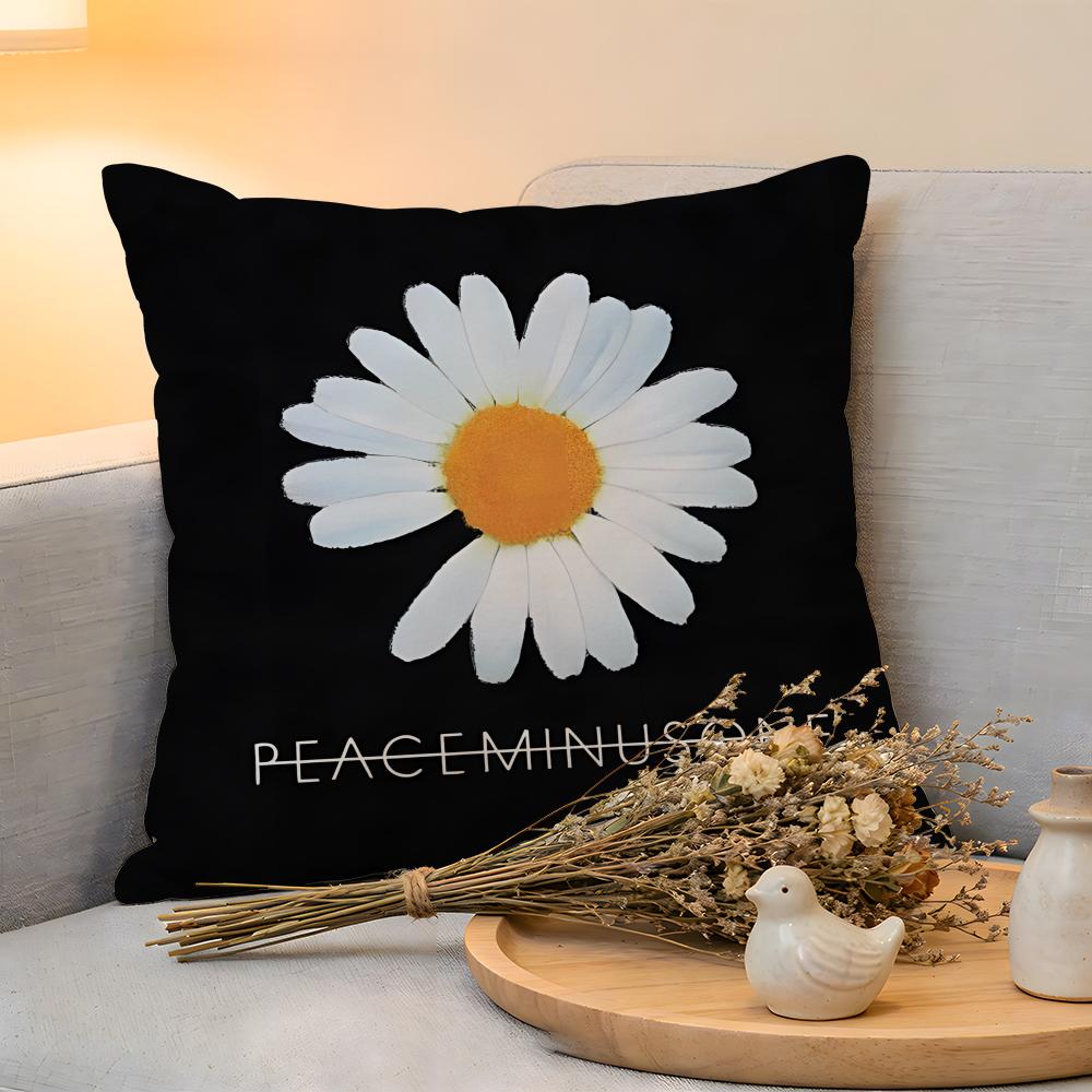 Cushion Cover Linen SkinFriendly Soft Decorative Case For Sofa Home Decor Luxury PPeaceminusoneS Pillow cover