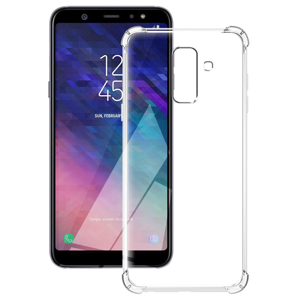 Для Samsung A6 Plus Чехол Прозрачный Противоударный Силиконовый Мягкий Защитный Бампер Чехлы Прозрачный Чехол Для Samsung Galaxy A6 Plus A6Plus Funda