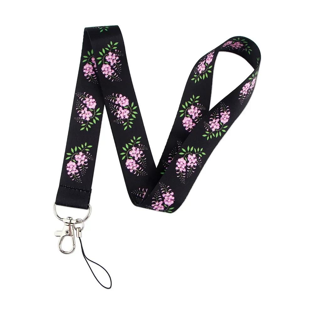 Employees ID Card Name Badge Holder Neck Strap Lanyard Staff Work Card Pass Access Student Bus Card Sleeve Identity Badge Clip