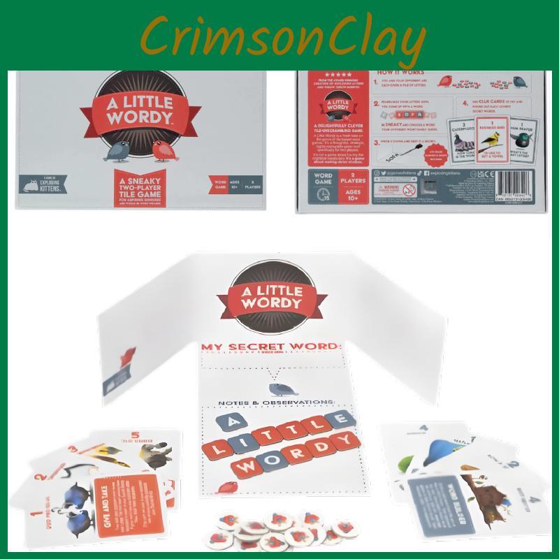 A Little Wordy от Exploding Kittens Карточная игра для подростков, взрослых, детей, для семейного веселья, для вечеринок