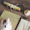 Retro Stationery Kraft Paper Letter Paper with Envelopes Stickers Hemp Rope Pendant Decorations Keys Musical Note Writing Paper