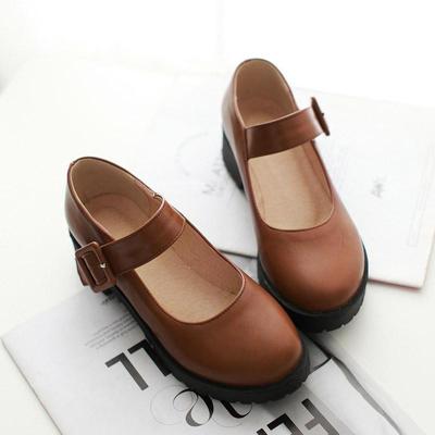 Женские туфли на низком каблуке, удобные весенние и осенние туфли на платформе, повседневные туфли большого размера с неглубоким горлом