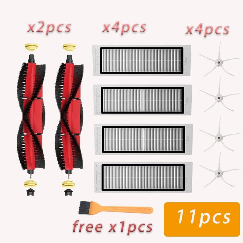 Аксессуары для пылесоса HEPA-фильтр, основная щетка, детали боковой щетки для XiaoMi Roborock S5 Max S50 S51 S55 S6 S60 S6 Pure S5Max E25 E35