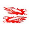 Motorcycle Stickers and Decals - Car Eagle Design, Vintage Waterproof Stickers | Self Adhesive