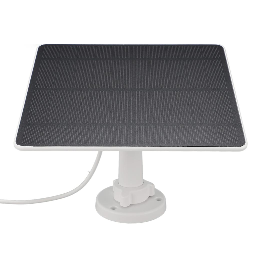 12W Solar Panel for Security Camera Monocrystalline Silicon Outdoor Solar Panel Charger for Doorbell