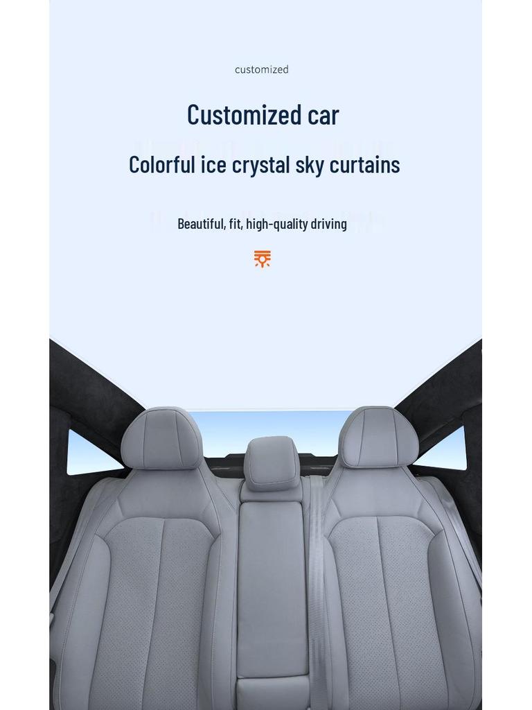 Leapmotor C01 Люк Солнцезащитный козырек Ледяной кристалл: Теплоизоляция, Защита от солнца, Приватность и Блокировка света для кемпинга