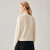 Zhaojun Women's 100% Cashmere Semi-Turtleneck Sweater